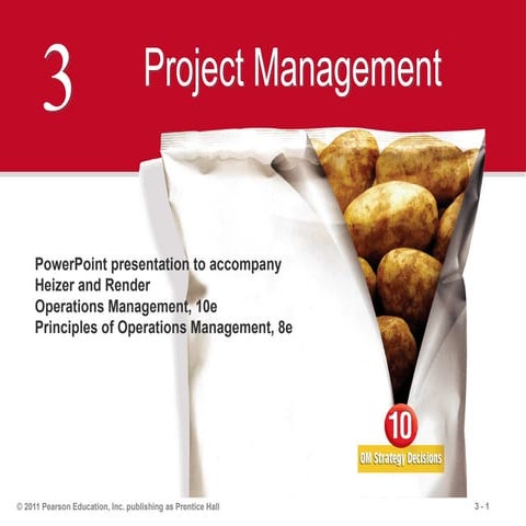 Topic 3 - Project Management  powerpoint