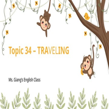 IELTS TOPIC 34 ABOUT TOURISM AND TRAVELING