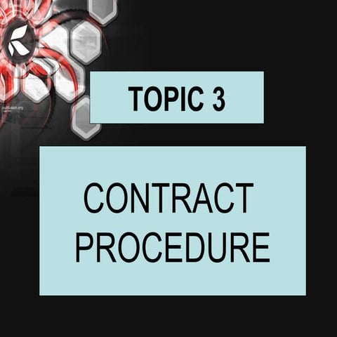 contract procedure