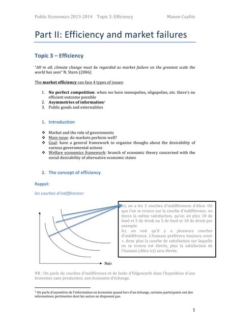 Topic 3 - efficiency | PDF