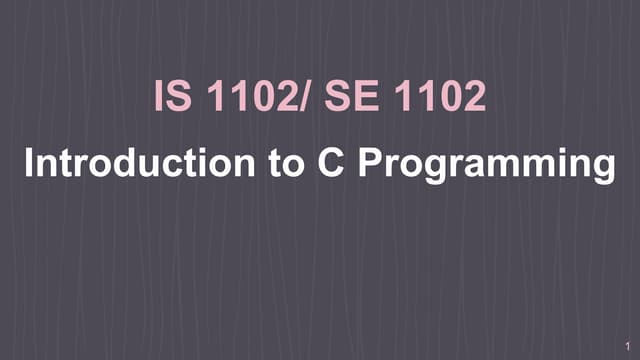 Introduction to C Programming | Importance of Learning C