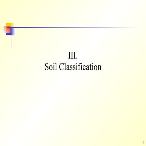 Soil Classification | PPT