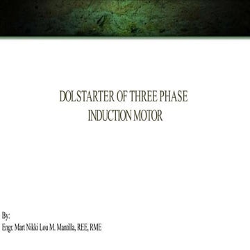 TOPIC 4.2- D.O.L Motor Starter.pptx