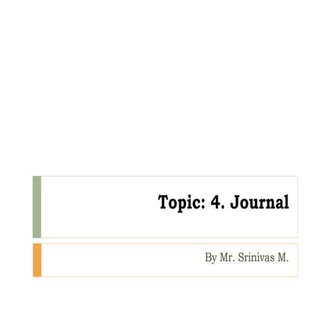 Topic 4 journal