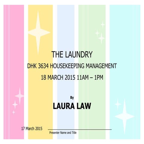 2015 DHK3634 Topic 4 laundry
