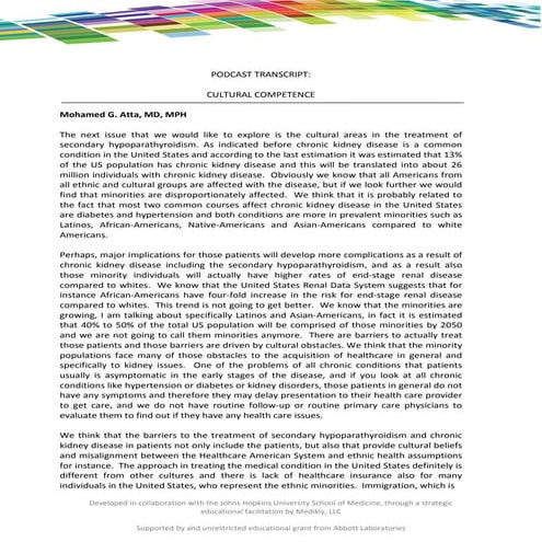 Topic 5  Cultural Competence