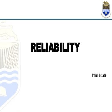 TOPIC_5_RELIABILITY_(1).pptxCSFHLwfjlQNW
