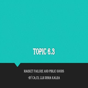 Market failure and analysis of failure reasons to correct it.pptx