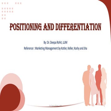 Positioning and Differentiation 