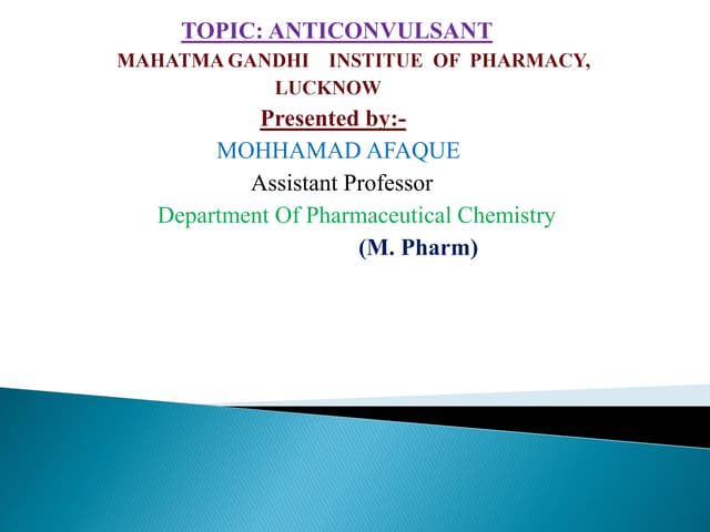 Anticonvulsant 