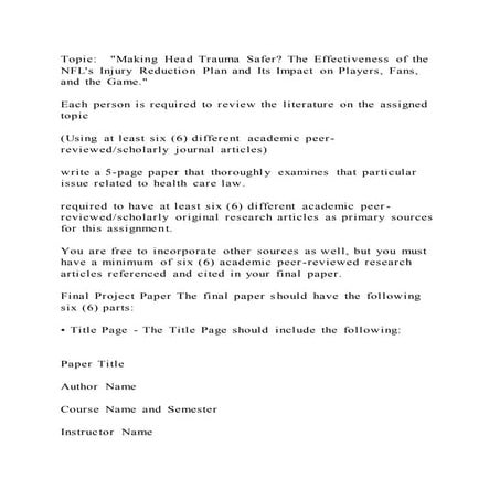 Topic   making head trauma safer the effectiveness of the nf ls i