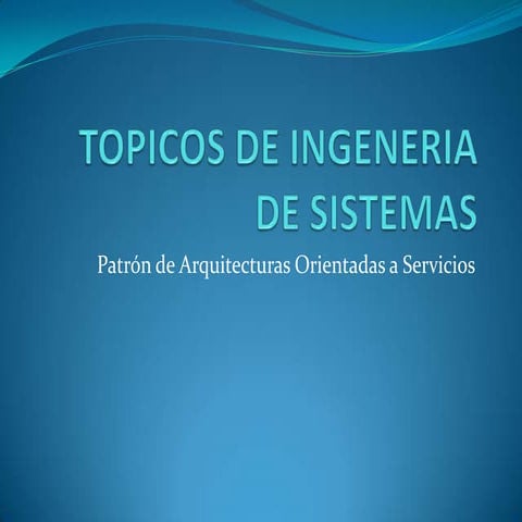 Topicos de ingeneria_de_sistema_sii_calzada1