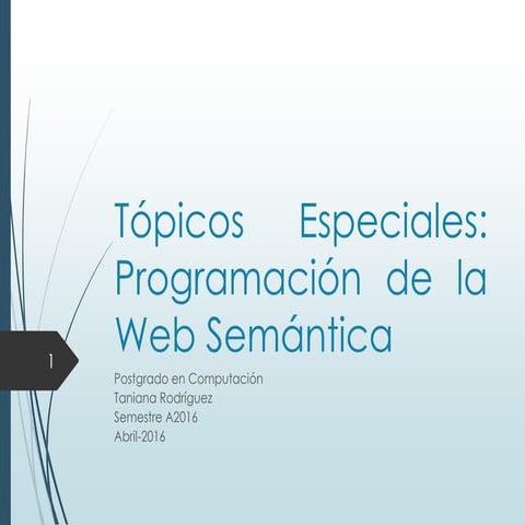 Introducción a la programación de la Web Semántica 