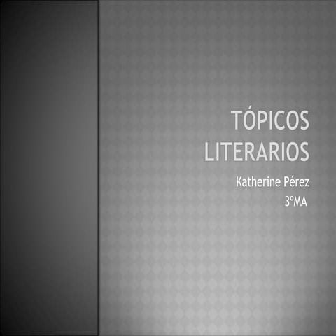 Topicos literarios