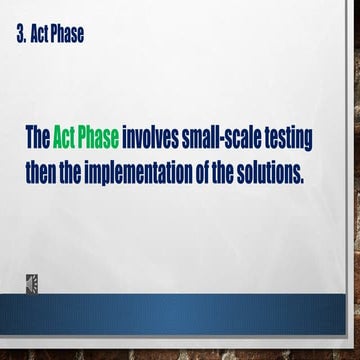 Effective School Improvement Planning: Act Phase and Stakeholder ...