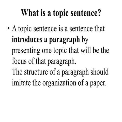 Topic sentence.pptx