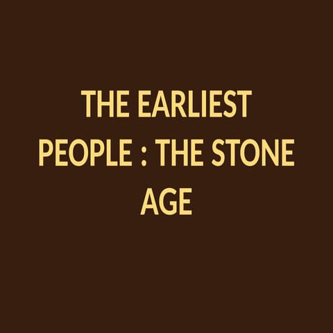 6th std Social Science - History Ch.2. The Earliest Societies | PDF