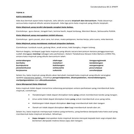 Topik 4-kata-majmuk