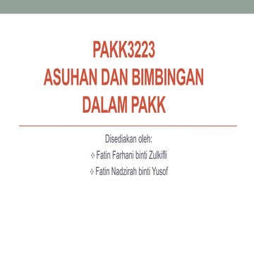 Topik 1 konsep amalan asuhan dan bimbingan bayi dan kanak kanak