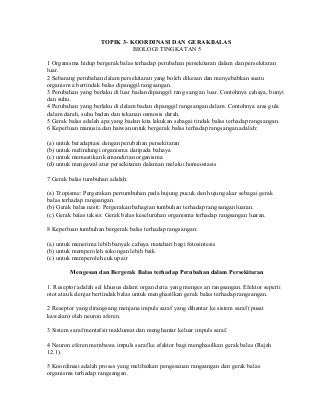 'biologi tingkatan 5' on SlideShare