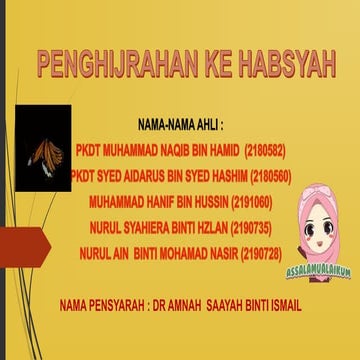 Topik 3 penghijrahan ke habsyah