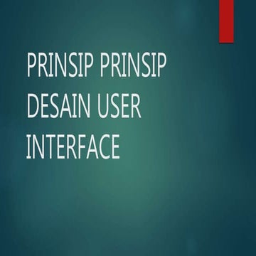 Topik 3 (prinsip desain interface)