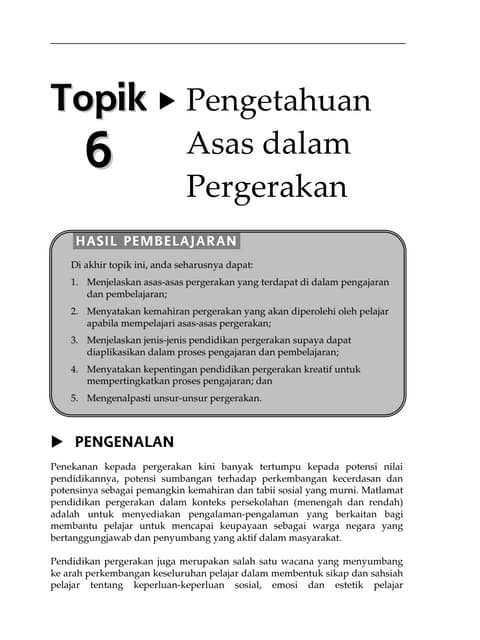 Pergerakan Kreatif Untuk Pelajar Ipgkkb
