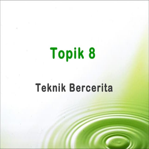 Teknik Bercerita
