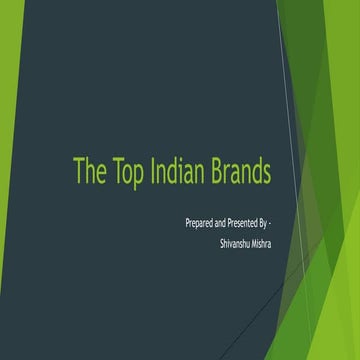 Top indian brands