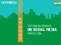 Top Indian Brands on Social Media in March 2014