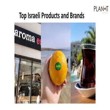 Top Israeli Products and Brands - Plan it israel.pdf