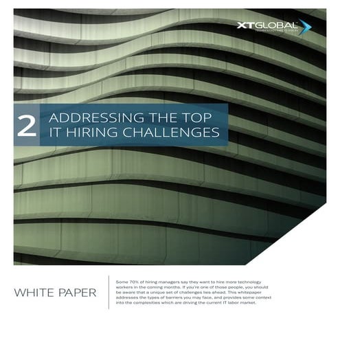 Addressing the Top IT Hiring Challenges | Whitepaper