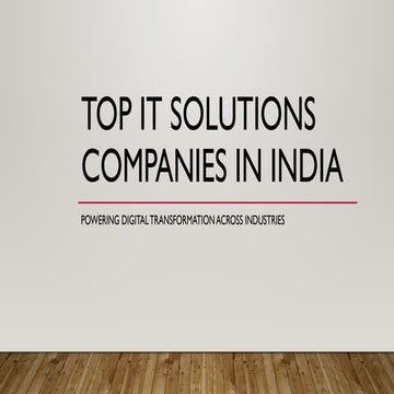 Top IT Solutions Companies in India.pptx