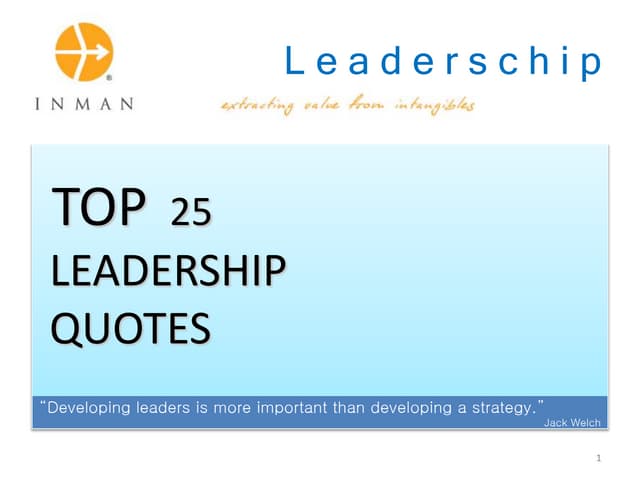 Top leaderschip quotes