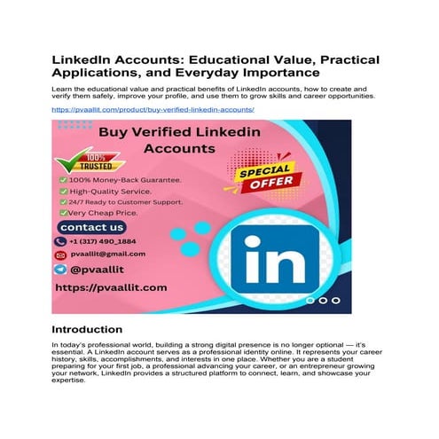 Top LinkedIn Profiles (Rental) — Verified & Aged Accounts.docx