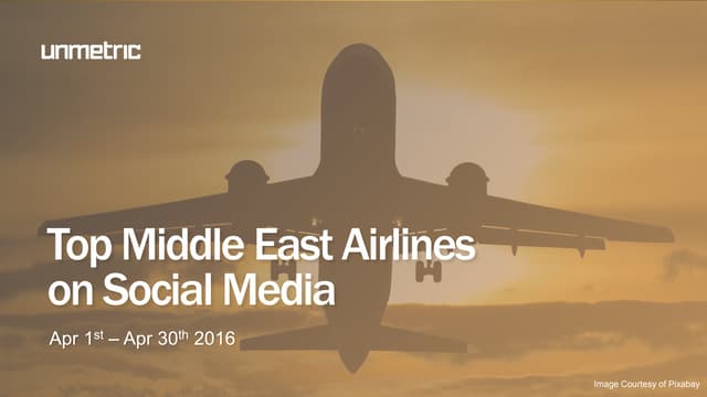 Top Middle East Airlines on Social ...