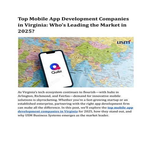 Top Mobile App Development Companies in Virginia_ Who’s Leading the Market in 2025