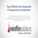 Top mobile development companies to outsource