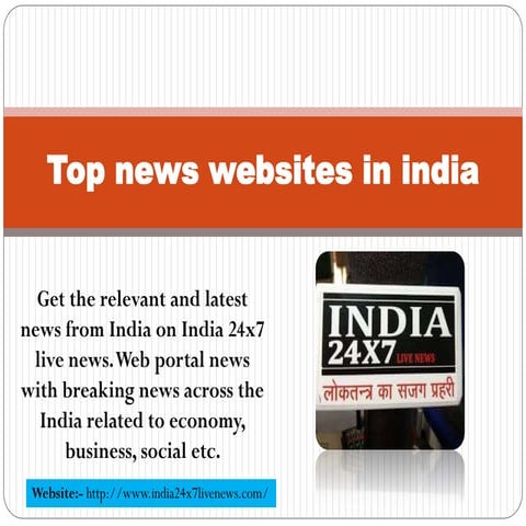 Top news websites in india | PPT