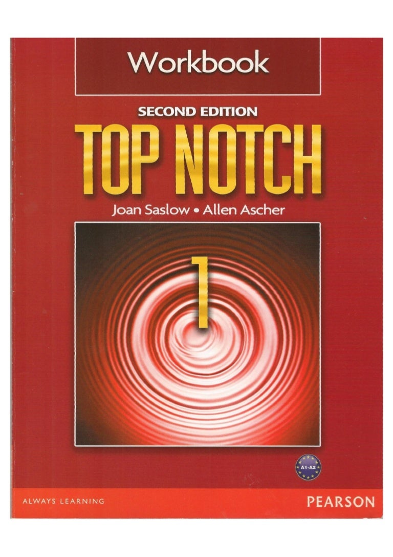 Top notch 1 second edition workbook