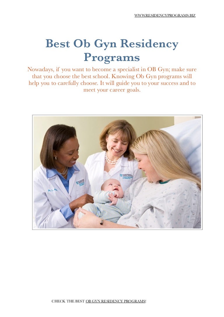 OB GYN Residency Programs