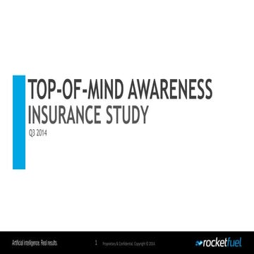 Top-of-mind Insurance Webinar Presentation
