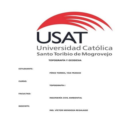 Topografía y geodesia