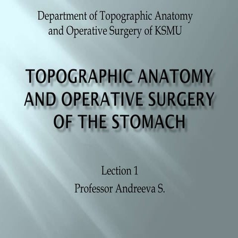 Topographic anatomy and operative surgery of the stomach.pdf