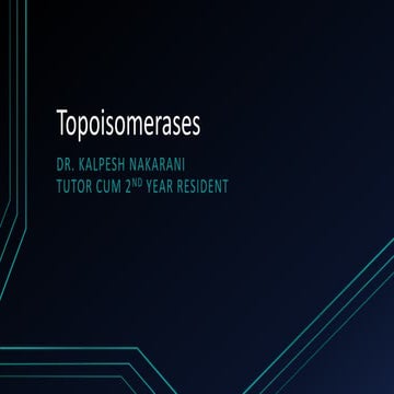 Topoisomerases