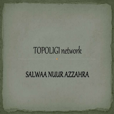 Topoligy network