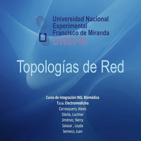 Topologías de red