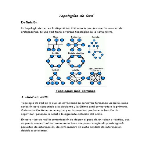 Topologias de red | PDF