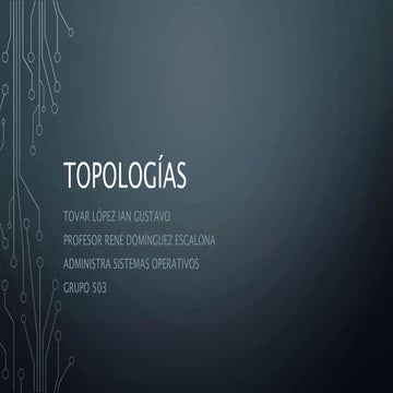 Topologias