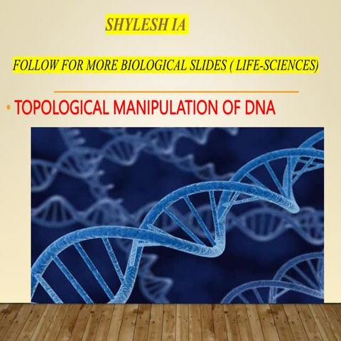 Topological manupilation of DNA.pptx